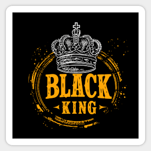 Black King Crown Sticker